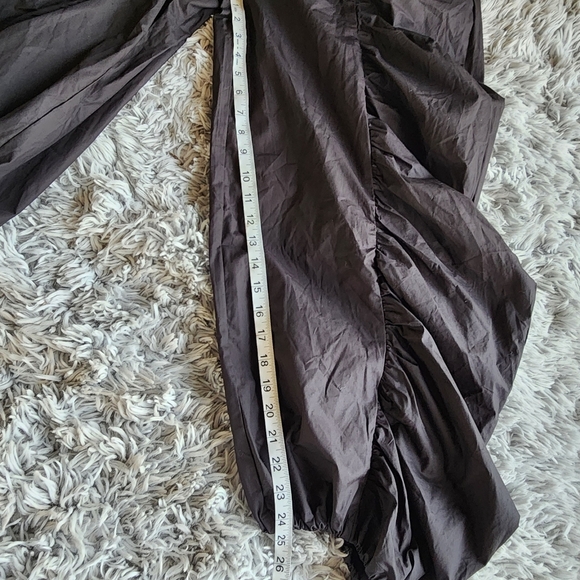 Stylewe Parachute Pants Black Drawstring Leg Waist Pockets S Medium Baggy Box1 - Picture 7 of 13